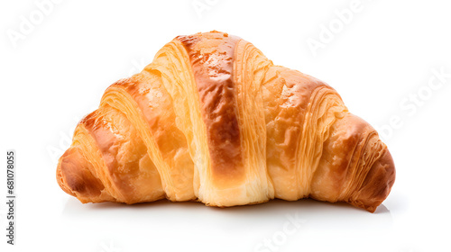 croissant isolated on white background