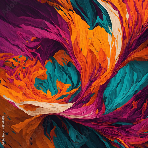 abstract colorful background. Music transformation into color symphony. Background to use on graphic design or wallpaper