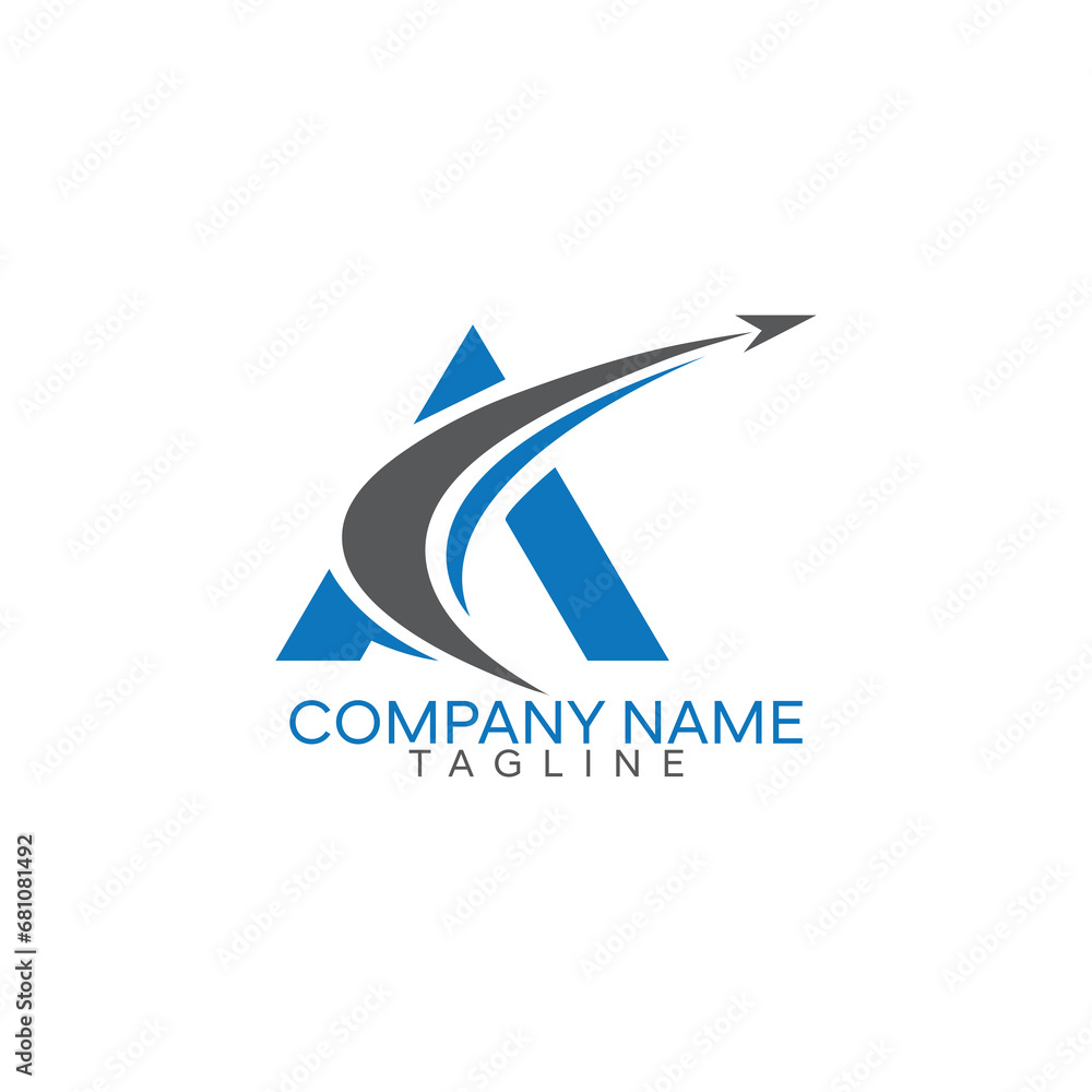 Initial letter A logo vector design template Initial letter A logo vector design template