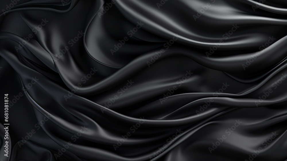 Obraz premium black satin background