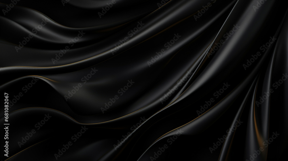 Obraz premium black satin background