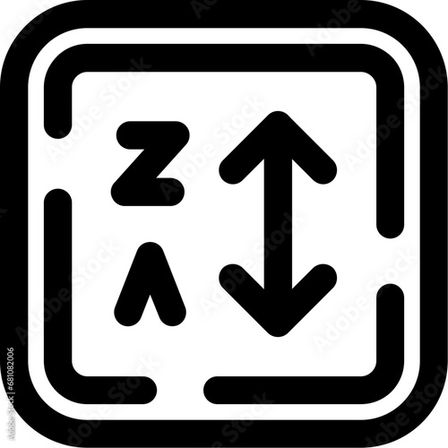 Alphabetical order Icon