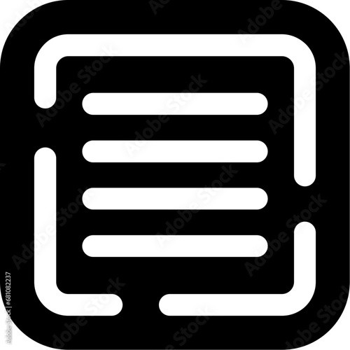 Text justify Icon