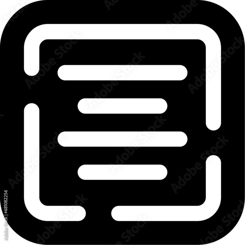 Center alignment Icon