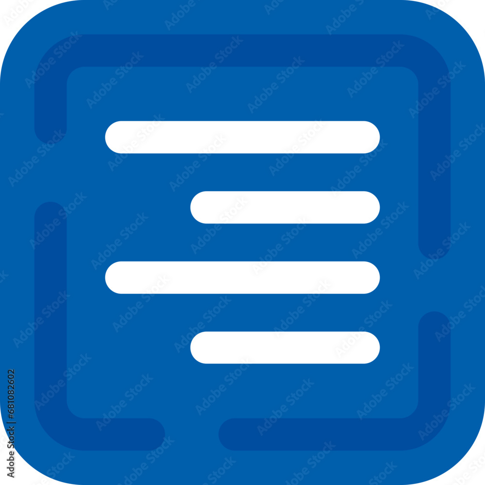 Right align Icon Right align Icon