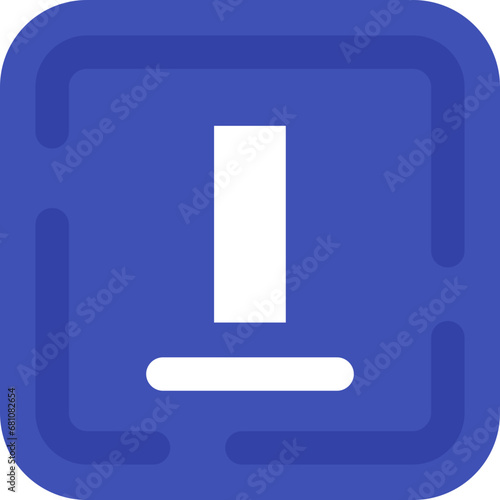 Bottom alignment Icon