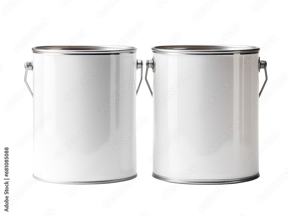 Paint Can Design with Blank Canvas, isolated on a transparent or white background Paint Can Design with Blank Canvas, isolated on a transparent or white background