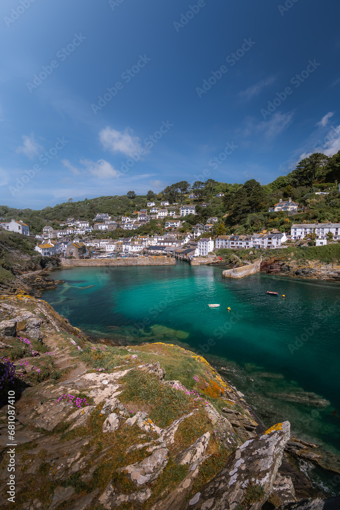 View of Polperro from the cliff