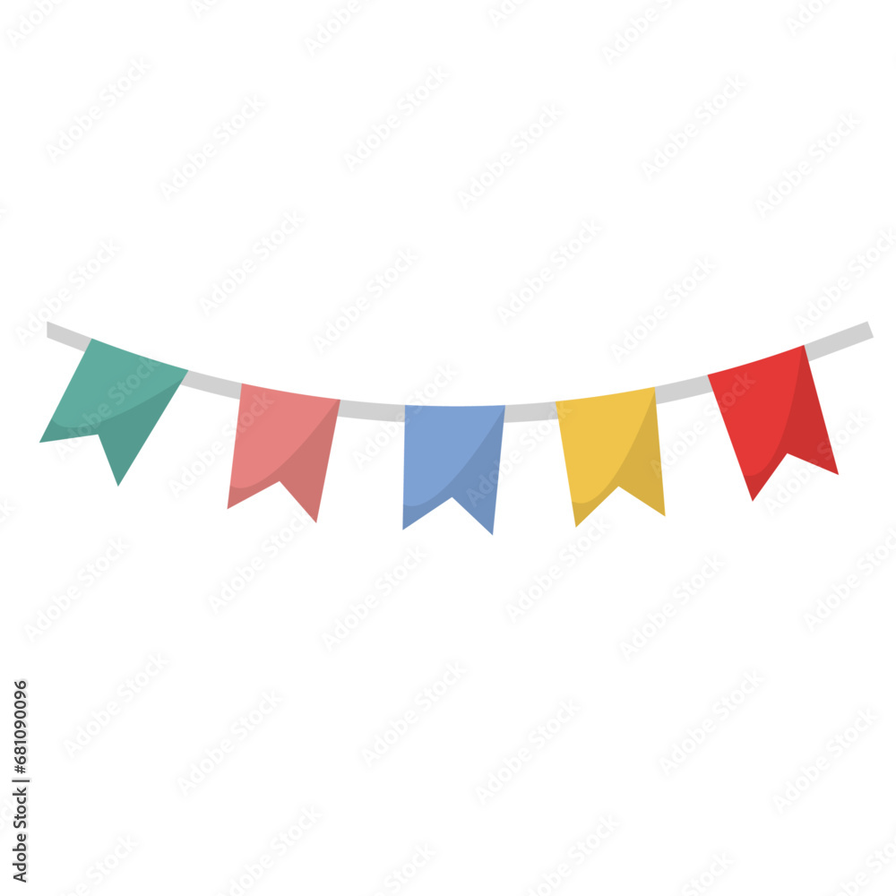Fototapeta premium Festival or Event. New year element Collection 
