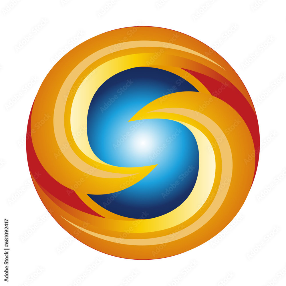 S letter sphere logo template 1 S letter sphere logo template 1