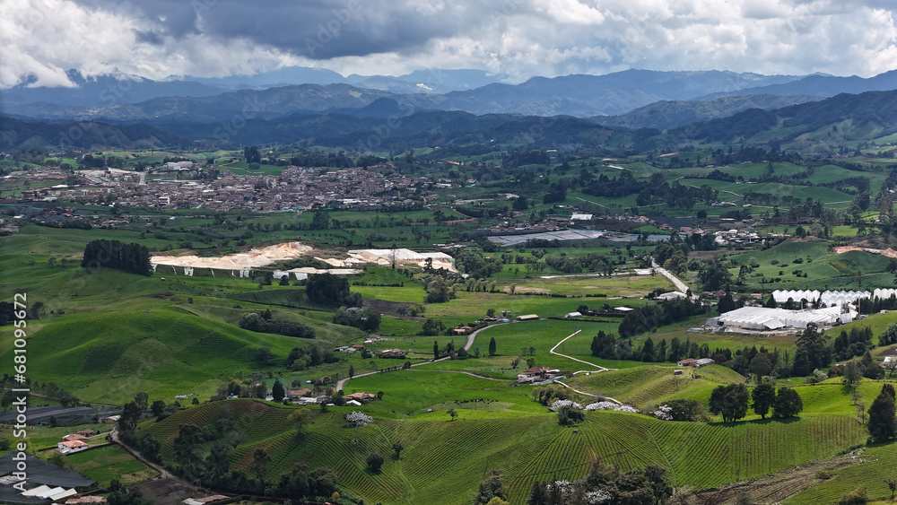 Panorámica del municipio de la Unión, ubicado en el oriente de Antioquia, Colombia Panorámica del municipio de la Unión, ubicado en el oriente de Antioquia, Colombia