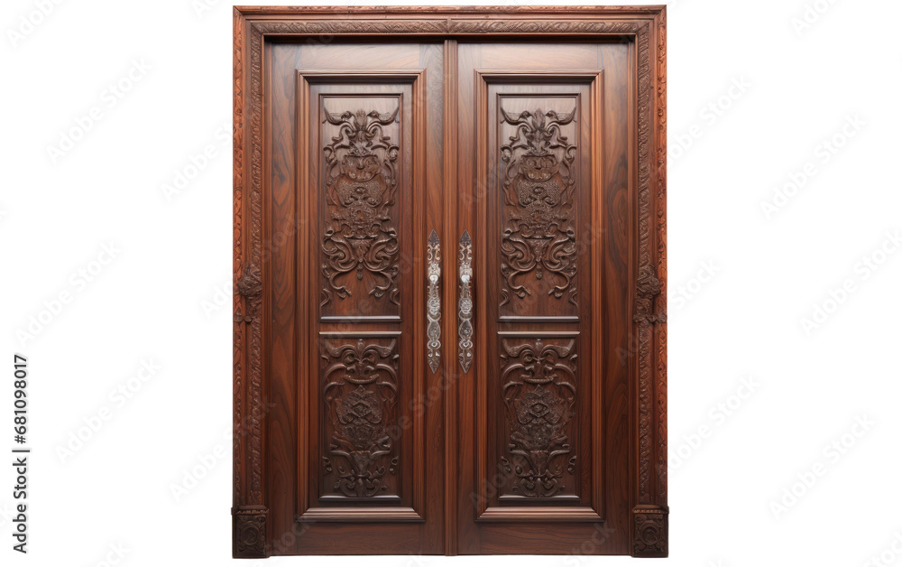 Entryway Luxury Regal Rosewood Door on a White or Clear Surface PNG Transparent Background Entryway Luxury Regal Rosewood Door on a White or Clear Surface PNG Transparent Background