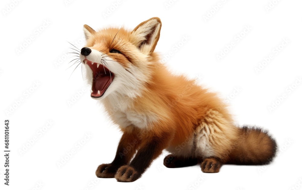 Vibrant Vixen Red Fox Plushie on a White or Clear Surface PNG Transparent Background Vibrant Vixen Red Fox Plushie on a White or Clear Surface PNG Transparent Background