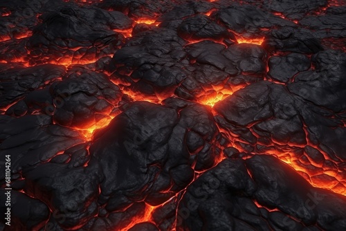 blank with a background of a texture resembling lava floor