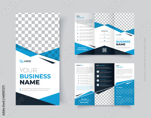 Trifold Brochure Layout Design