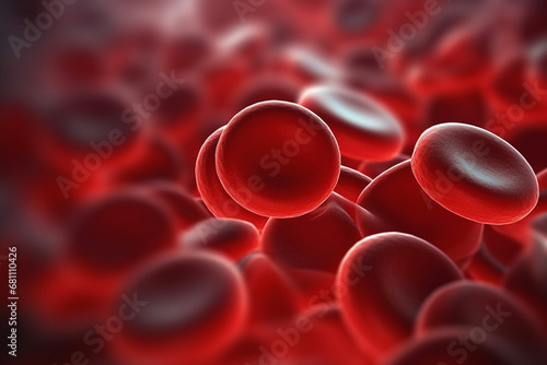 Red blood cells in the body