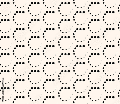 Half tone dots seamless pattern
