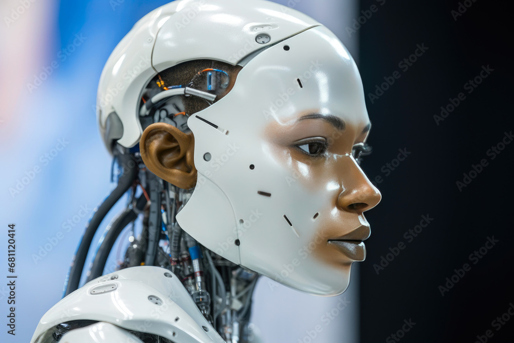 Elegant Humanoid Innovation: Amiable AI