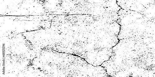 Old dirty Dust Overlay Distress Grainy Old cracked concrete wall Texture of wall Dark grunge noise granules Black grainy texture isolated on white background. Scratched Grunge Urban Background Texture