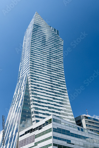 City Warsaw downtown in sunny weather
