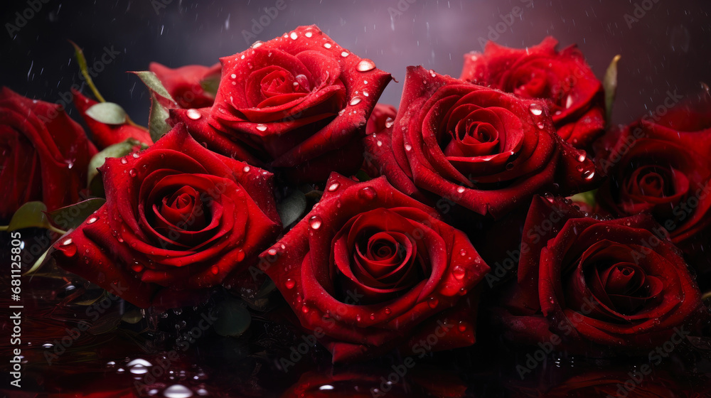 Scarlet Dreams: A Gift of Beautiful Fantasy Roses