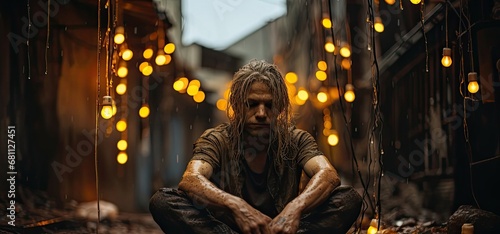 Capturing the Reality of Homelessness and Social Struggles Generative AI © Johnathan