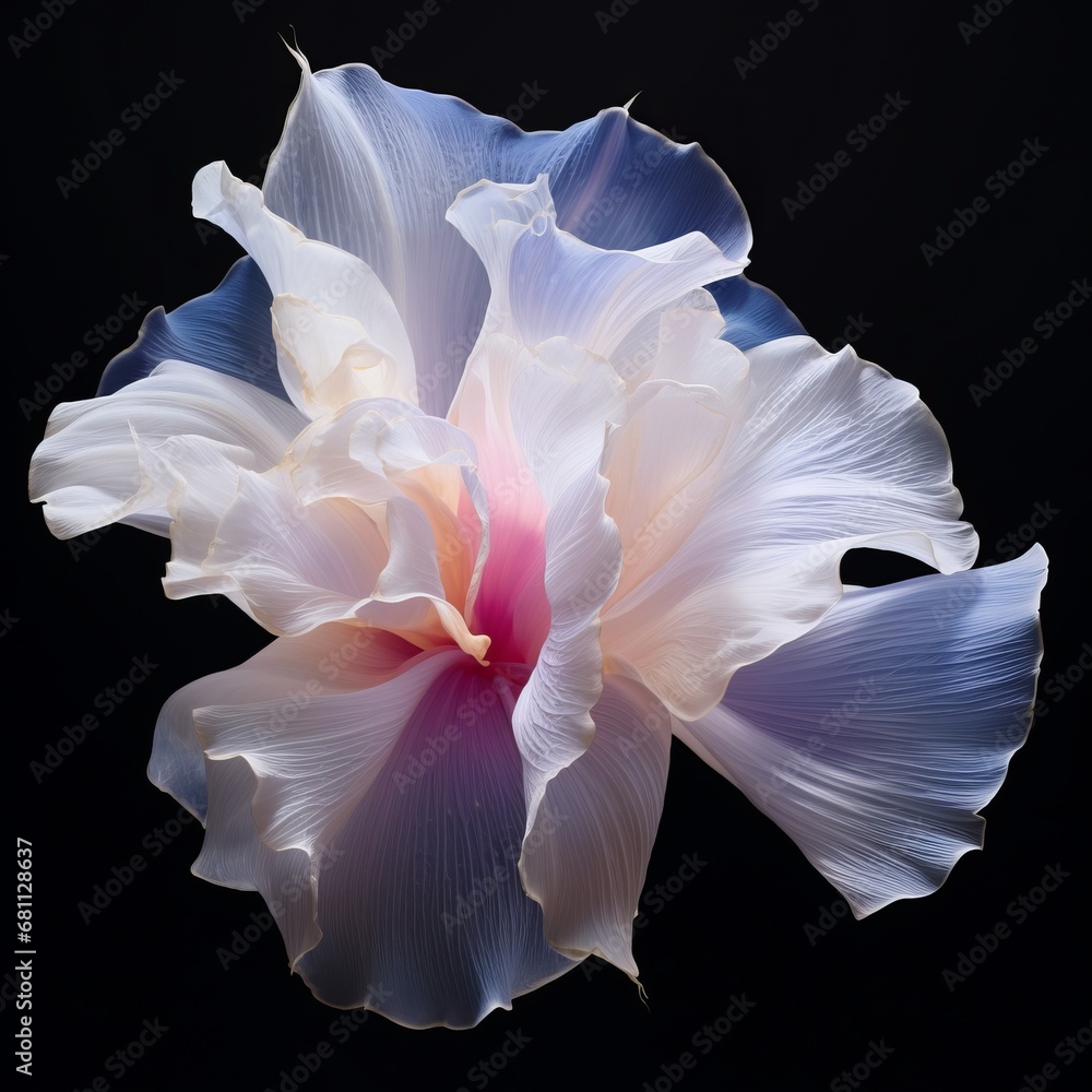 A sensual flower all petals are like folded out