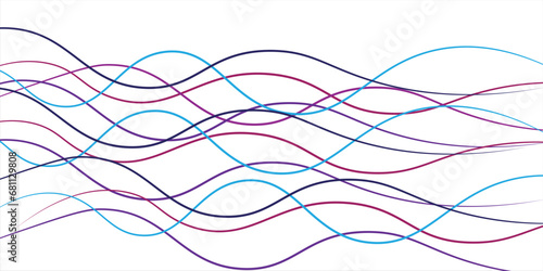 line waves Thin line wavy abstract vector background. Curve wave seamless pattern. Line art striped graphic template. Vector illustration. vector lines waves vector  lines wave