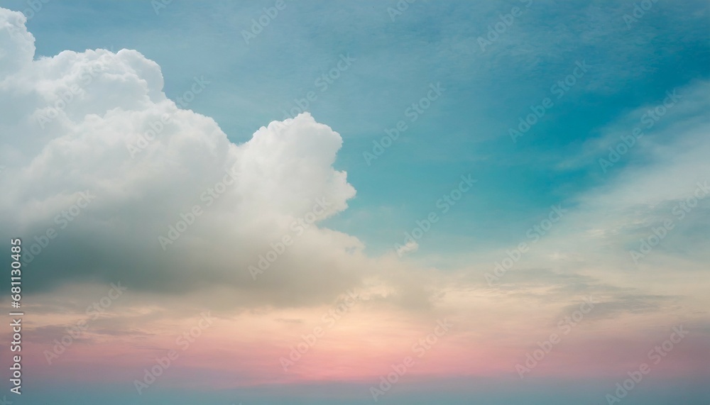 cloud and sky with grunge paper texture background