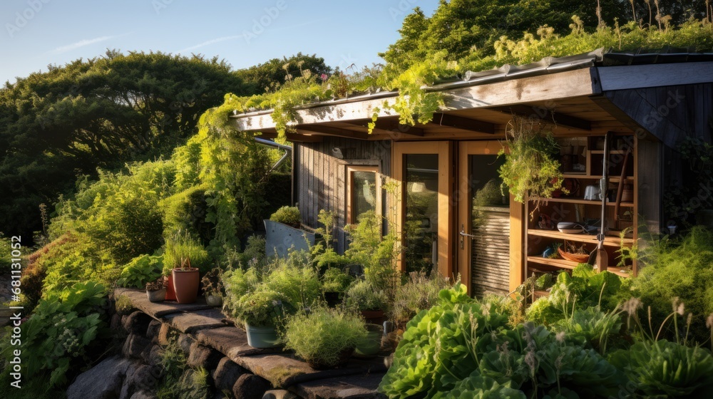 Building Living Roof on a Garden Shed