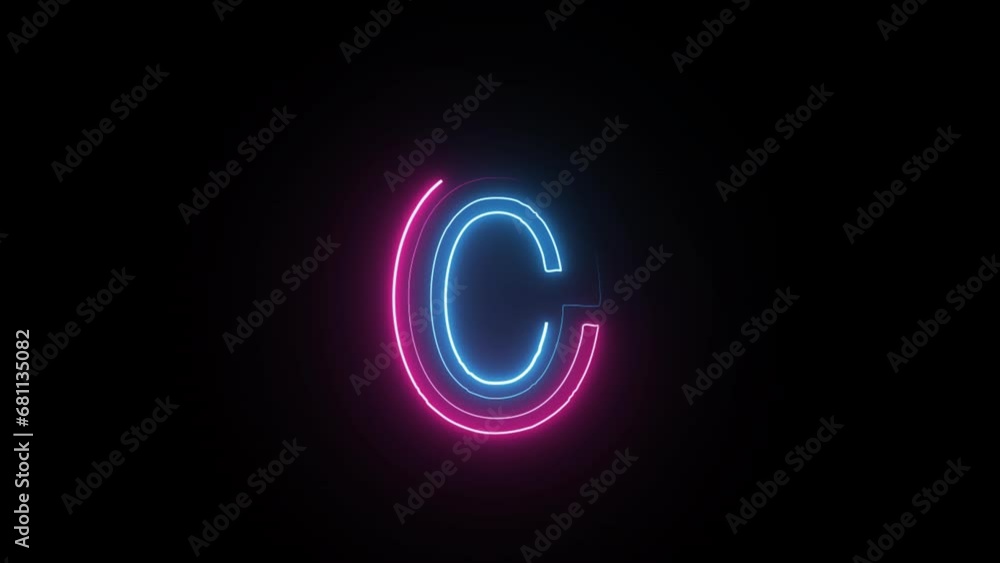 Neon digit 0 with alpha channel, neon digits, digit zero Neon digit 0 with alpha channel, neon digits, digit zero