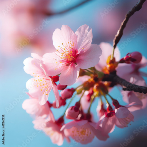 sakura in springtime. ai generative