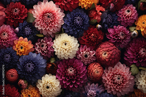 Wallpaper Mural Beautiful flower patterns. Floral background Torontodigital.ca