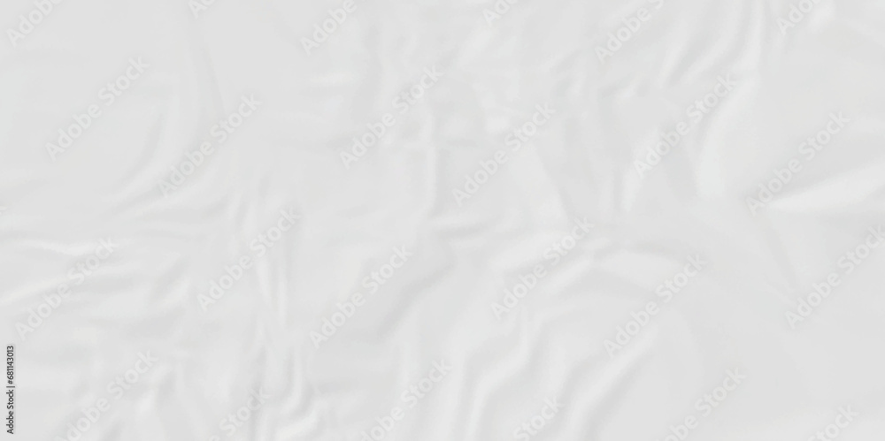 Abstract White paper crumpled texture. white fabric textured crumpled white paper background. panorama white paper texture background, crumpled pattern texture background.