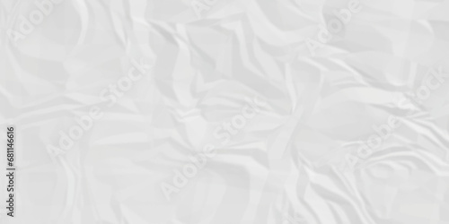 Abstract White paper crumpled texture. white fabric textured crumpled white paper background. panorama white paper texture background, crumpled pattern texture background.
