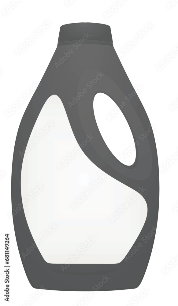 Plastic detergent bottle. vector illustration Plastic detergent bottle. vector illustration