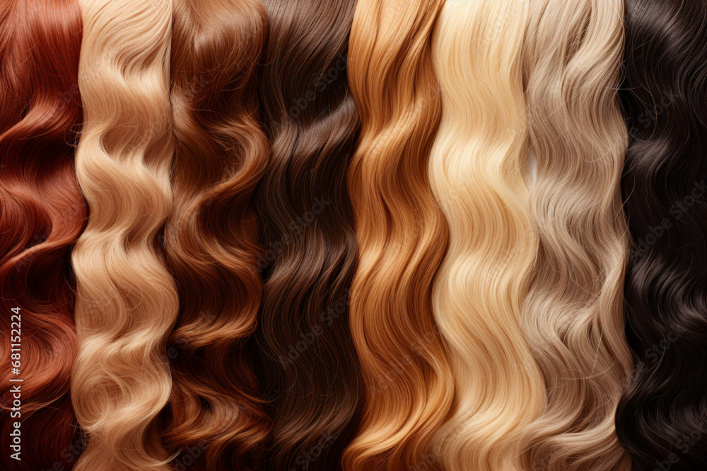 Fototapeta premium long brown hair