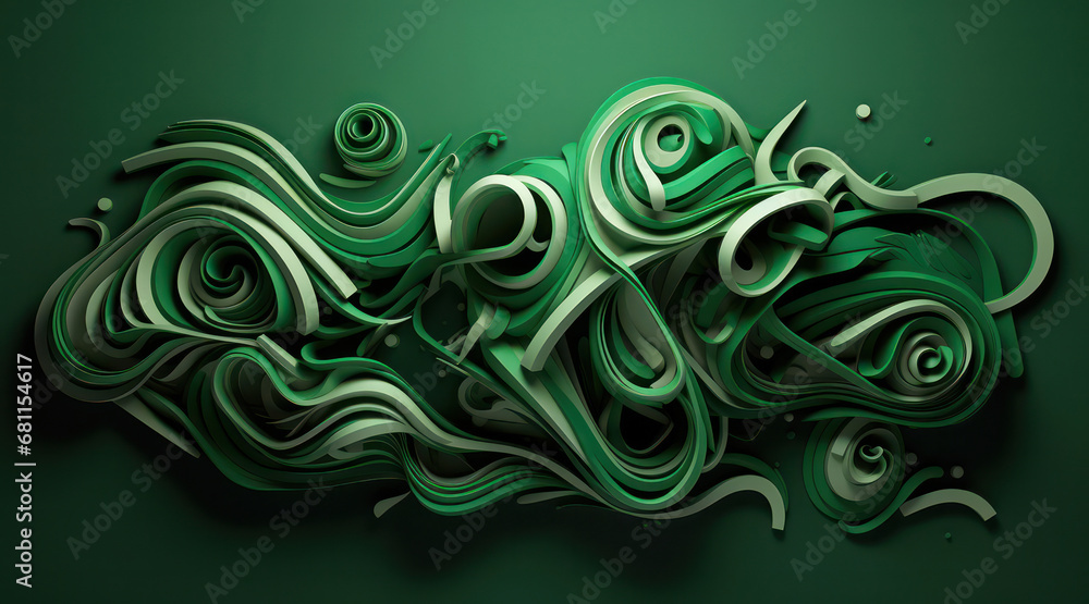 Coiled, narrow shapes background Coiled, narrow shapes background