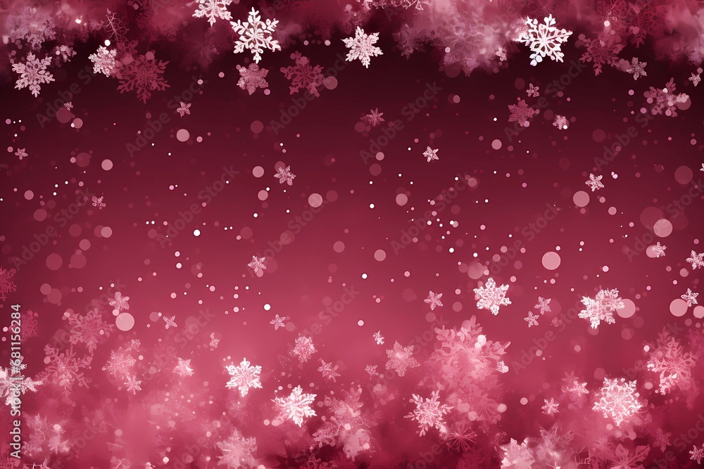 christmas background with snowflakes