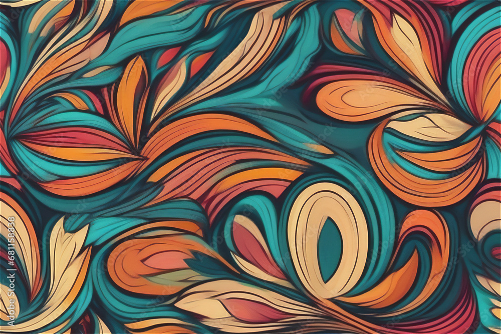 abstract psychedelic design