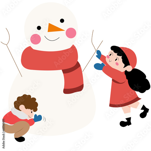 Christmas tree with Santa Claus, Santa Claus set, Santa Claus and snowman	
