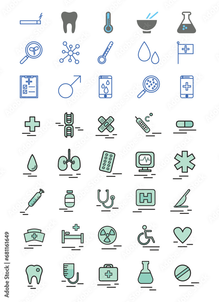 medic icon sets - eps 10 medic icon sets - eps 10