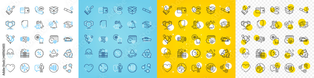 Vector icons set of Car, Friends community and Smoking line icons pack for web with Cardio calendar, Balloons, Payment methods outline icon. Flight mode, 24h service, Shields pictogram. Vector Vector icons set of Car, Friends community and Smoking line icons pack for web with Cardio calendar, Balloons, Payment methods outline icon. Flight mode, 24h service, Shields pictogram. Vector