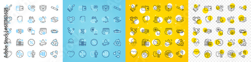 Vector icons set of Car, Friends community and Smoking line icons pack for web with Cardio calendar, Balloons, Payment methods outline icon. Flight mode, 24h service, Shields pictogram. Vector