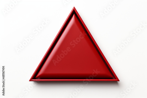 abstract red triangle