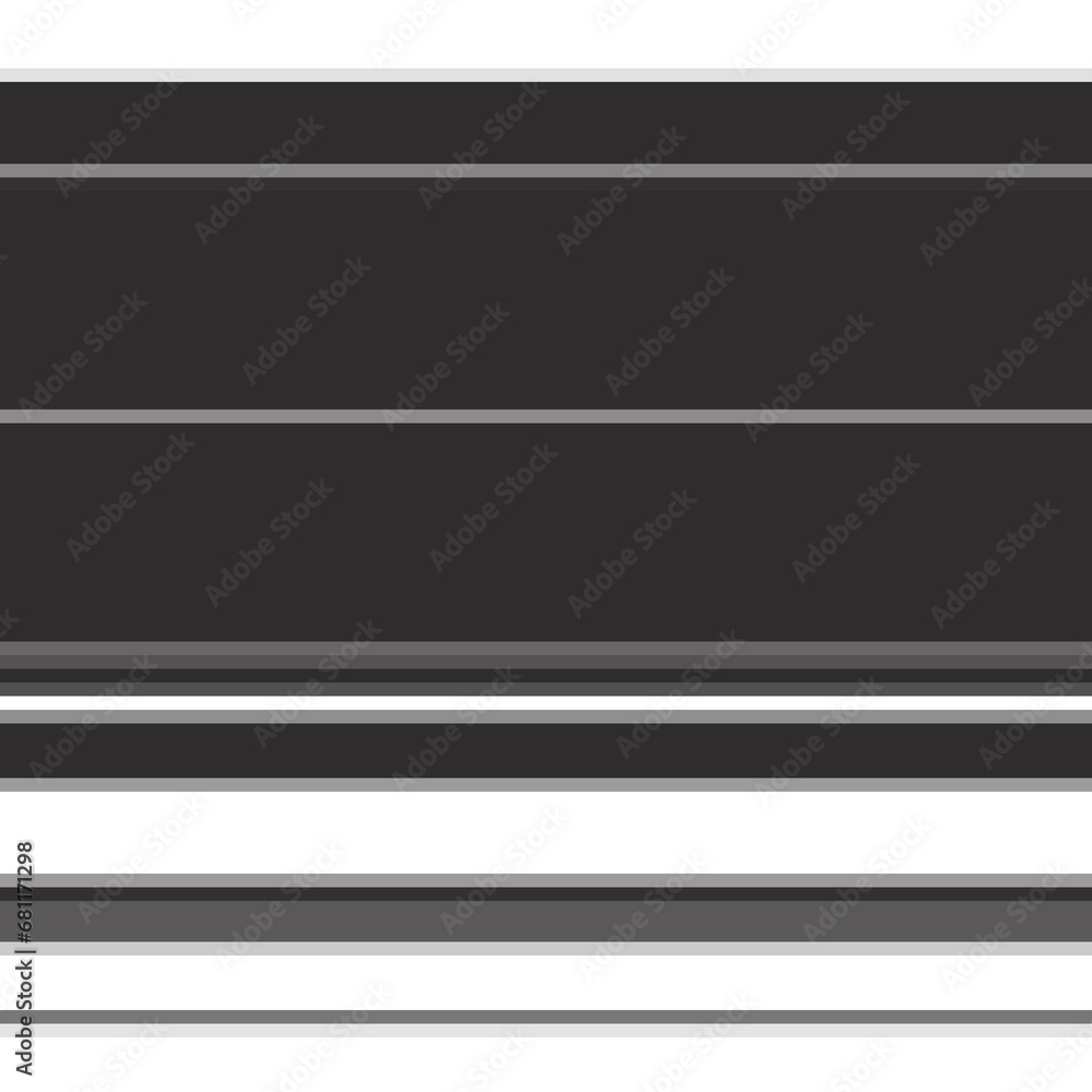 Obraz premium Black and white stripe abstract background. Motion effect. Grayscale fiber texture backdrop and banner. Monochrome gradient pattern and textured wallpaper.