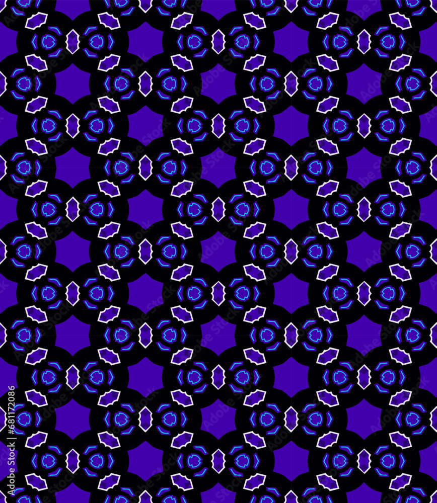 Multi color seamless abstract pattern. Background and backdrop. Multi Colored. Colorful ornamental design. Colored mosaic ornaments. Vector graphic illustration. EPS10.