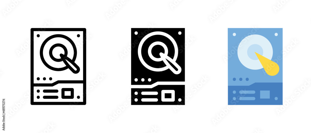 Hard disk icon Hard disk icon