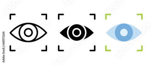 Eye scanner icon