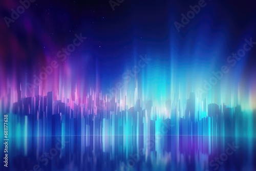 Algorithmic Aurora - A vivid skyline with an aurora borealis made from flowing algorithms, symbolizing AI's expansive capabilities - AI Generated © Arthur
